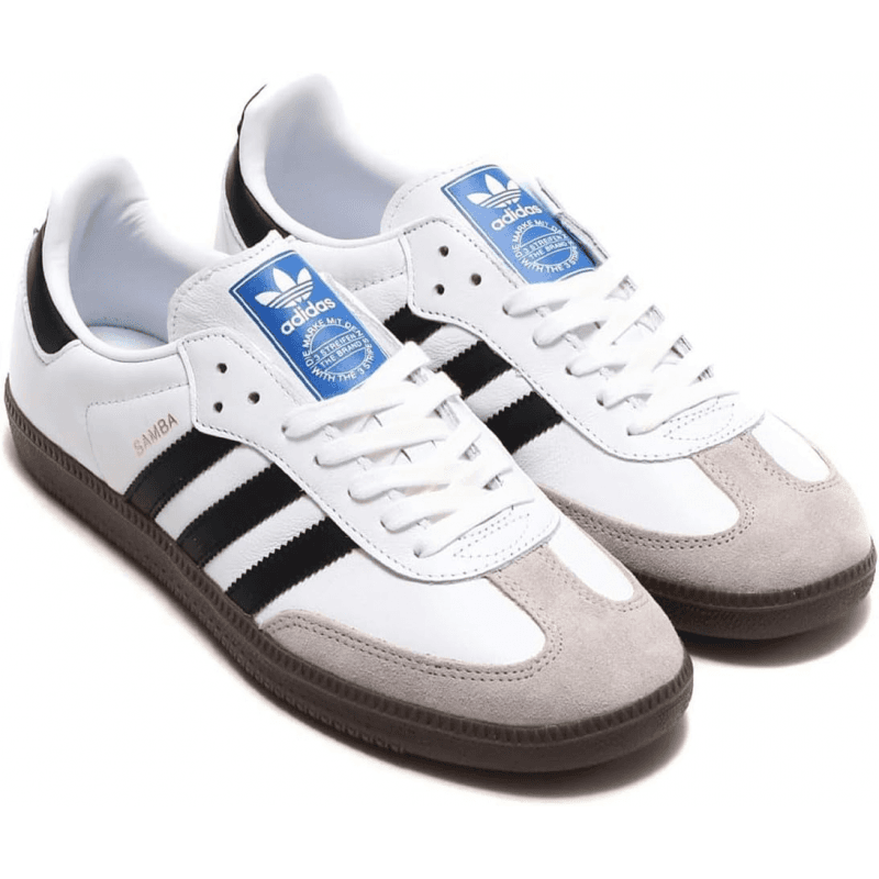 adidas Mens' Samba OG Sneakers Shoes - White