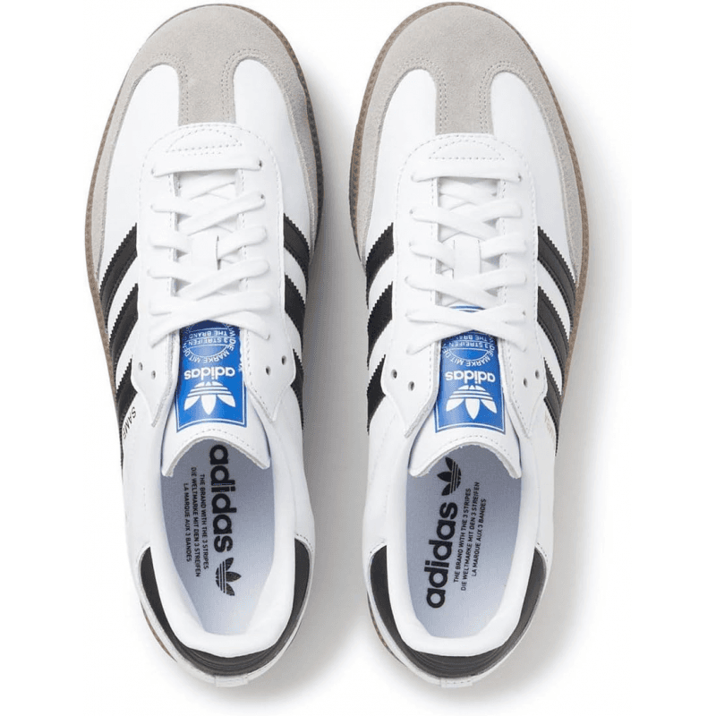 adidas Mens' Samba OG Sneakers Shoes - White