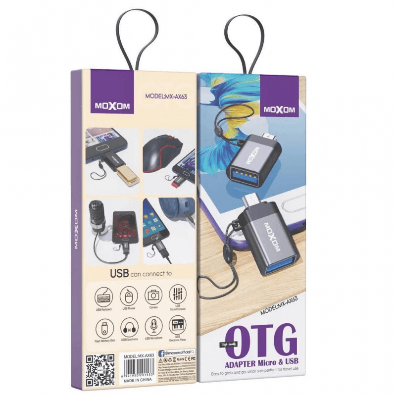 Moxom OTG Adapter Micro & USB