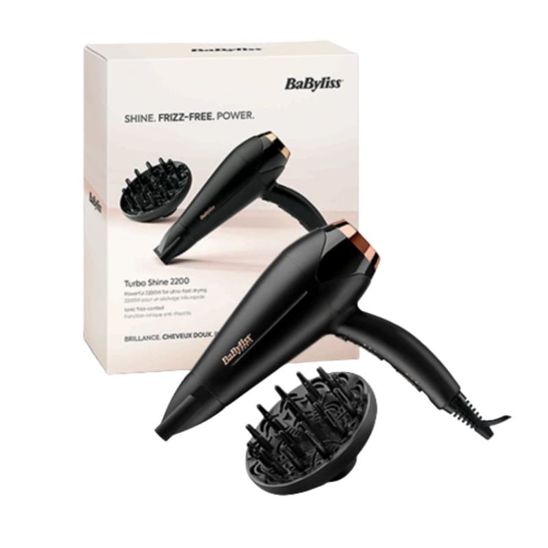 Babyliss D570DE Turbo Shine 2200 Hair Dryer Black