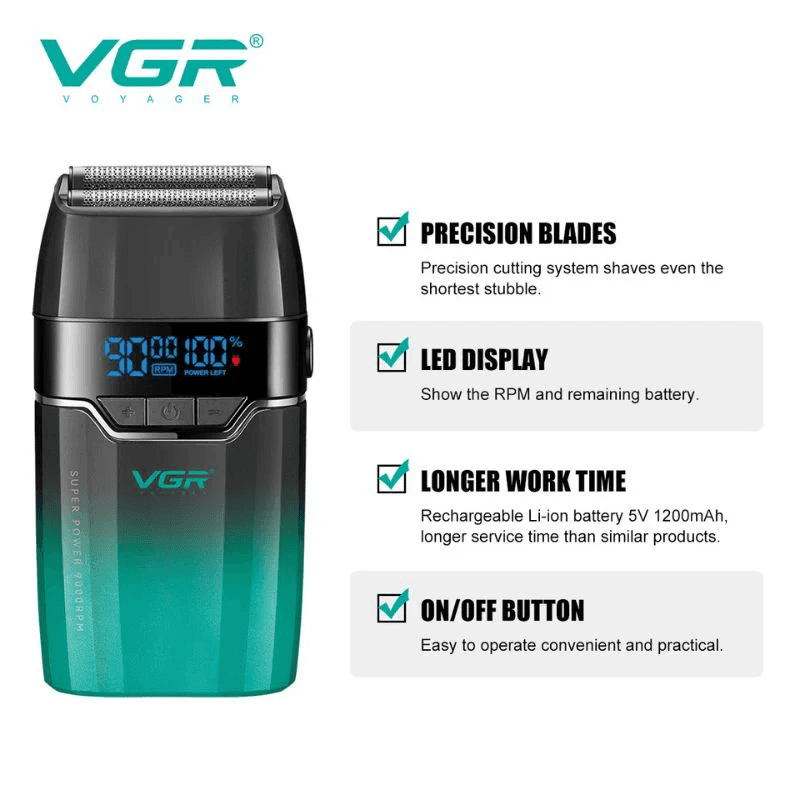 VGR V-308 Professional Foil Shavr For Men
