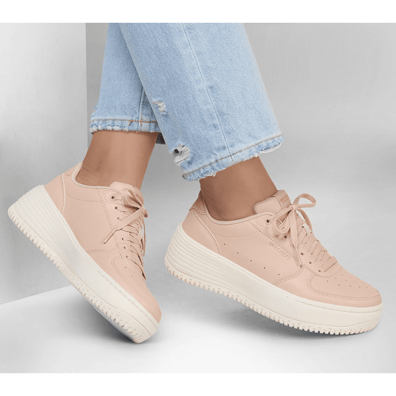 Skechers Womens' Court Classics Grand 92 - Be Lifted Shoes-Pink