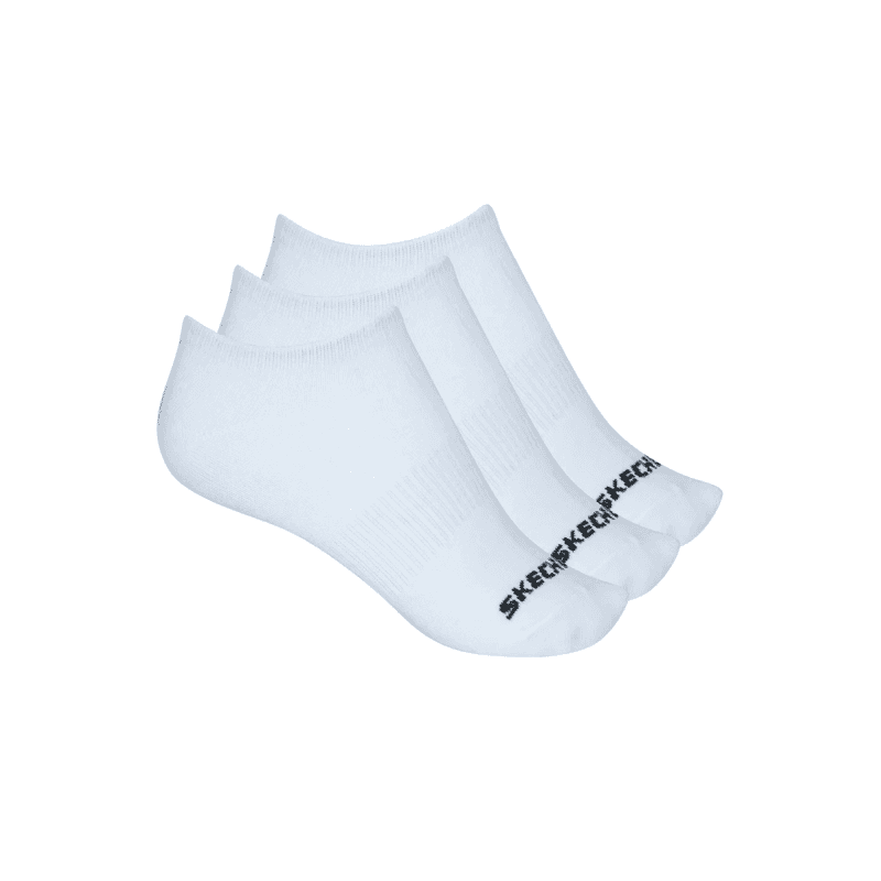 Skechers Womens' Life Style (3 Pair) Socks (36-41)-White