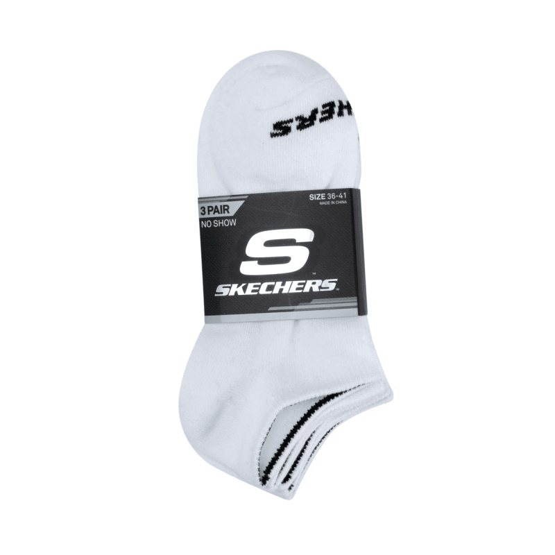 Skechers Womens' Life Style (3 Pair) Socks (36-41)-White