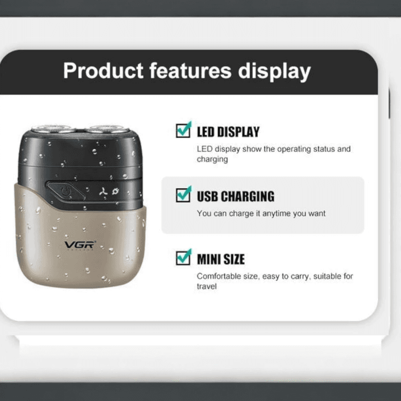 VGR V-345 Professional Electric Shaver For Men