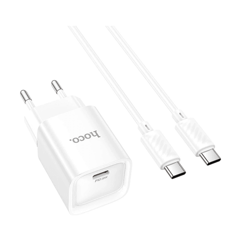 Hoco C146A Charm single port PD20W charger set