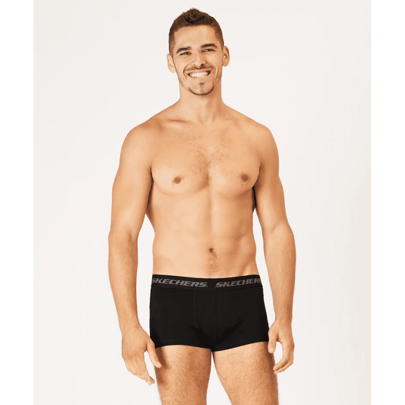 Skechers Mens' S (1 Piece) Boxer- Black