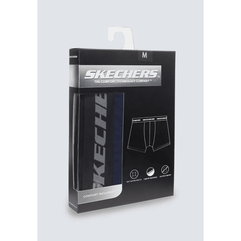 Skechers Mens' S (1 Piece) Boxer- Navy