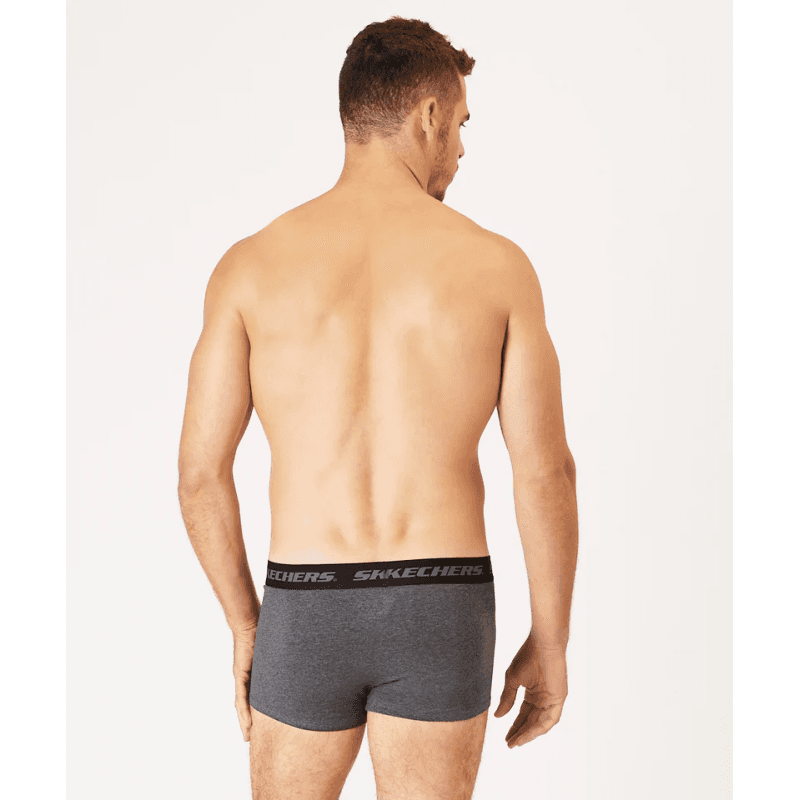Skechers Mens' S (1 Piece) Boxer- Grey