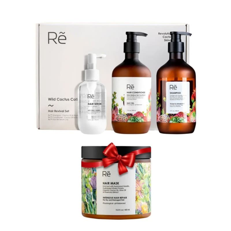 مجموعة انعاش الشعر الكاملة مجموعة Hair Luxe مع حمام زيت