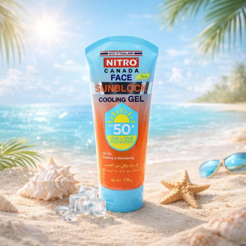 واقي شمس جل من نيترو كندا حجم 150 مل 50spf