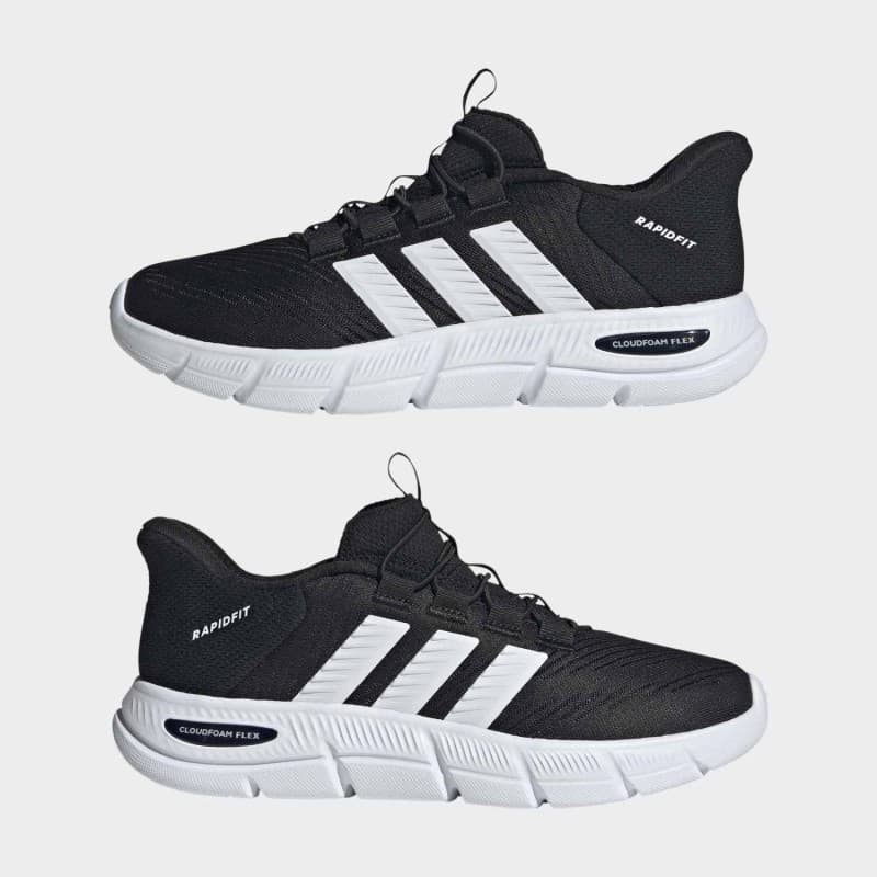 adidas Women's Cloudfoam Flex Rapidfit Shoes-Black
