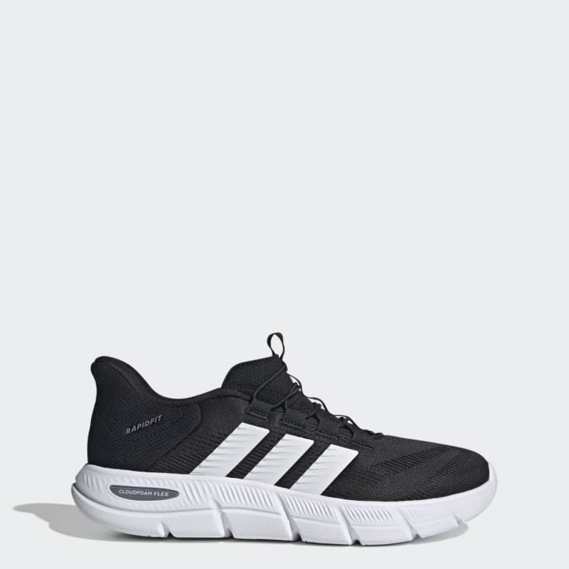 adidas Men's Cloudfoam Flex Rapidfit Shoes-Black