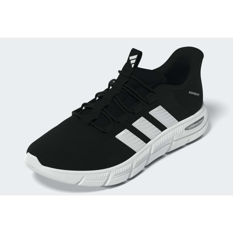 adidas Men's Cloudfoam Flex Rapidfit Shoes-Black