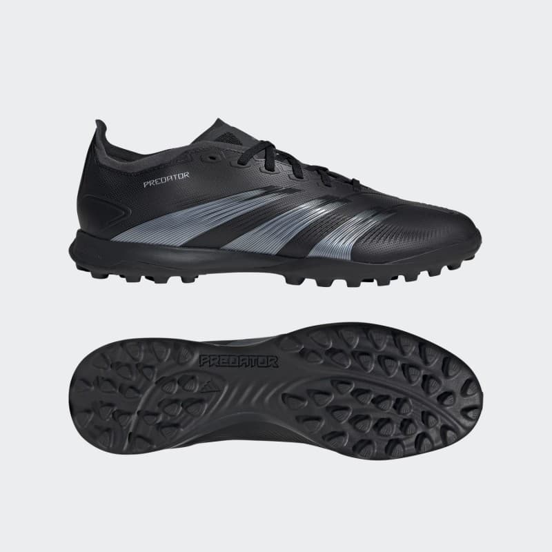 adidas Mens' Predator 24 League Low Turf Boots - Black