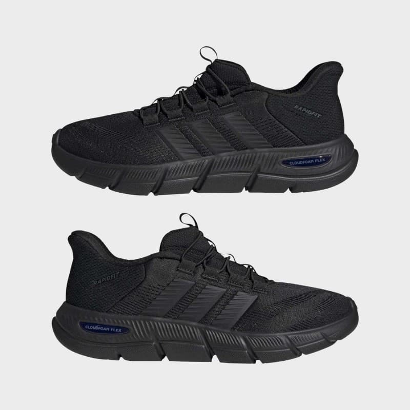 adidas Men's Cloudfoam Flex Rapidfit Shoes-Black