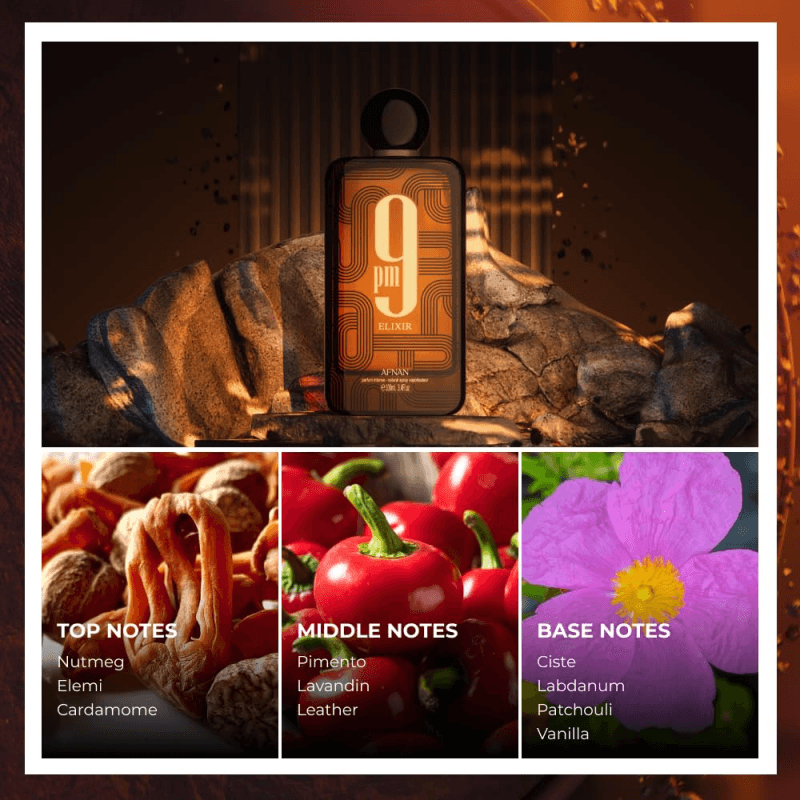 9PM Elixir Parfum By Afnan Perfumes For Unisex 100ML