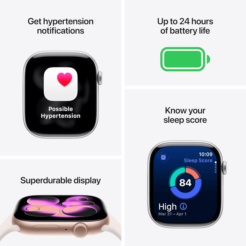 Apple Watch Series 11 [GPS 46mm] Smartwatch with Jet Black
