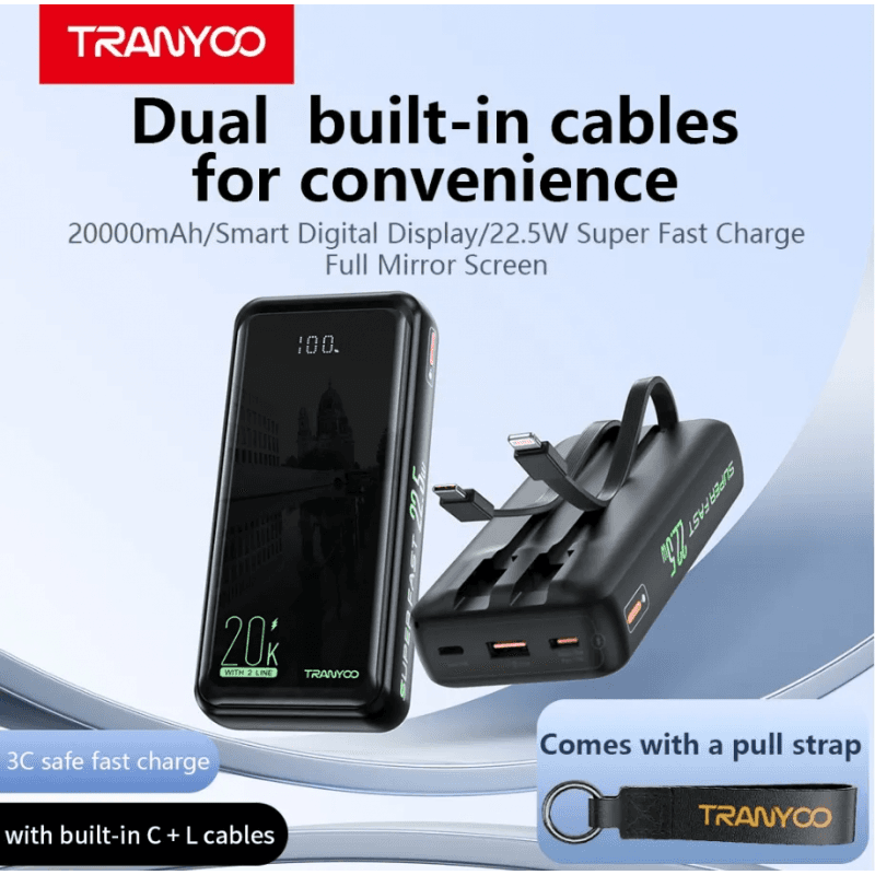 Tranyoo T-K17 20000 mAh Power Bank