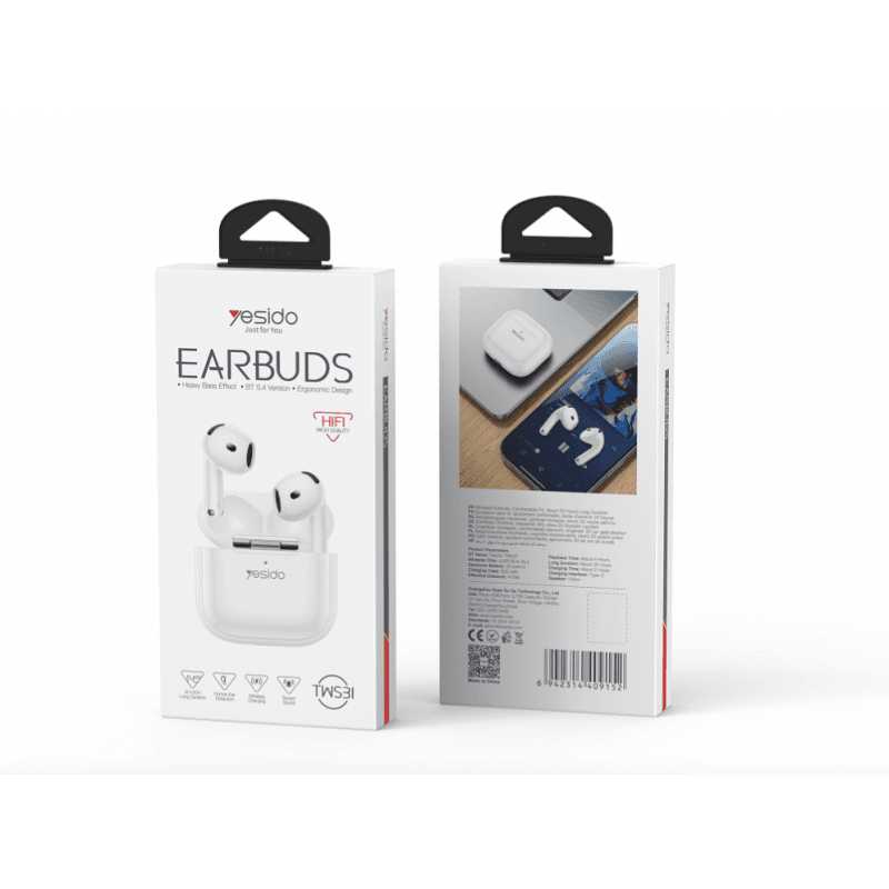 سماعه Yesido TWS31 Wireless Bluetooth Earbuds