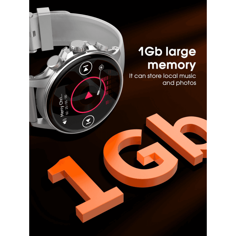 ساعة ذكية LDNIO SW01 بشاشة 1.58 إنش وذاكرة 1GB