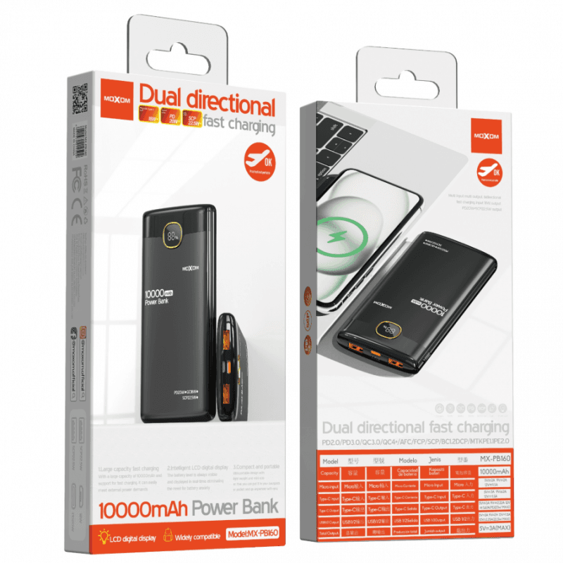 Moxom MX-PB160 10000mAh Powerbank