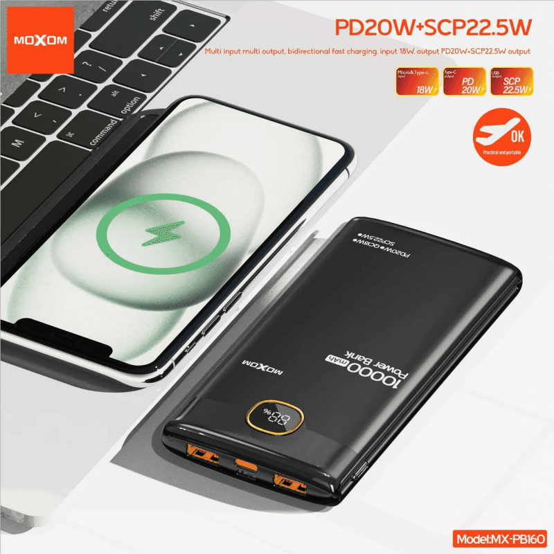 Moxom MX-PB160 10000mAh Powerbank