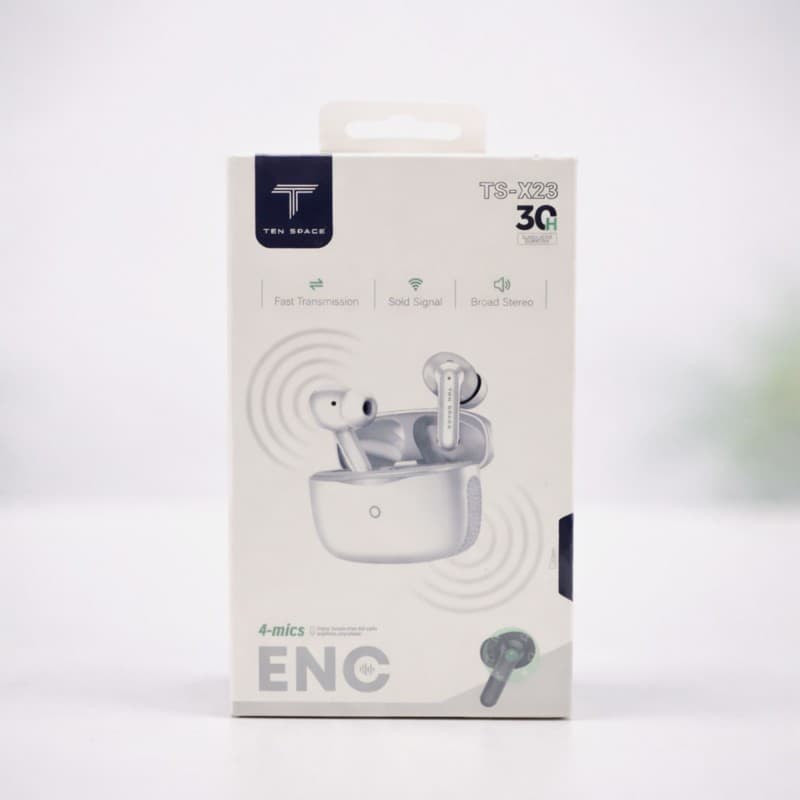 TEN SPACE TS-X23 4 Mics with ENC Earbuds سماعات ايربود بلوتوث