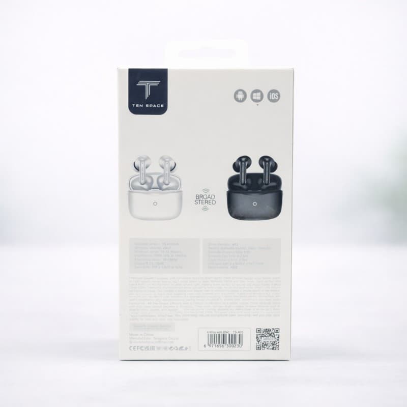 TEN SPACE TS-X23 4 Mics with ENC Earbuds سماعات ايربود بلوتوث