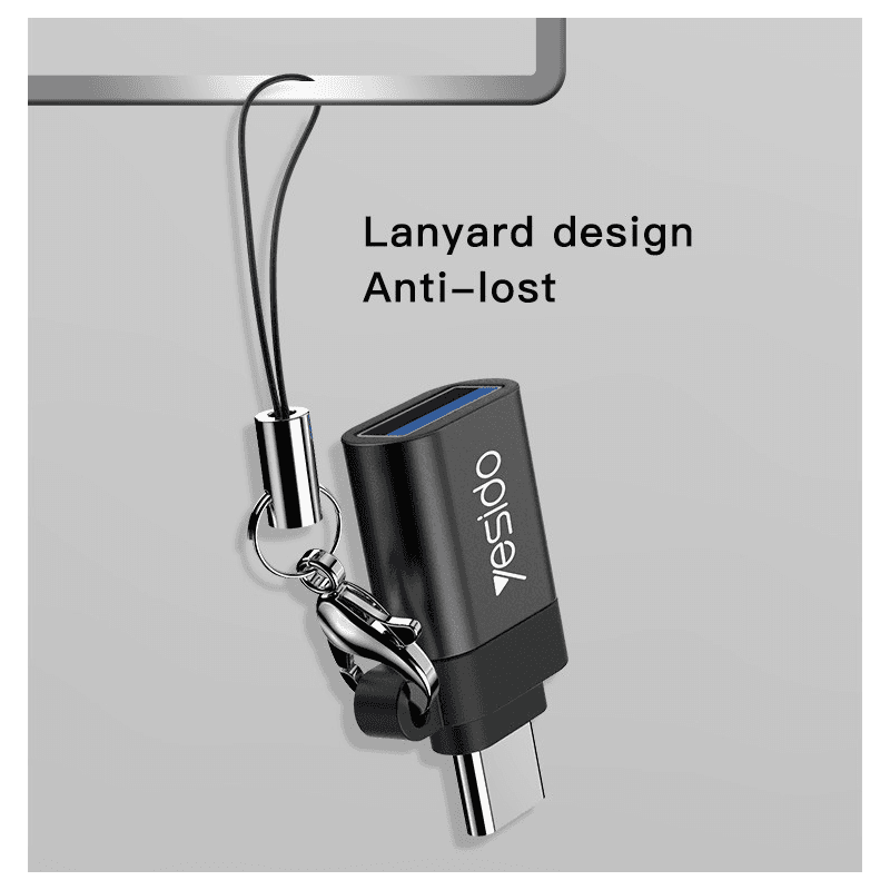Yesido GS06 Type-C to USB-A OTG Adapter تحويلة