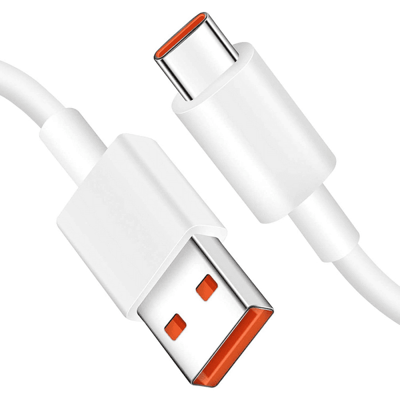 Xiaomi 6A120W Turbo Fast Charge Cable (1M)- White