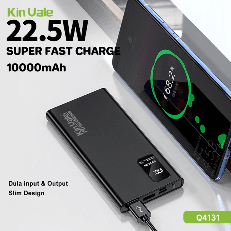 KinVale Q4131 10000mAh PD22.5 W Powerbank