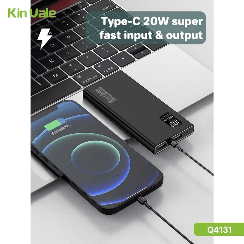 KinVale Q4131 10000mAh PD22.5 W Powerbank