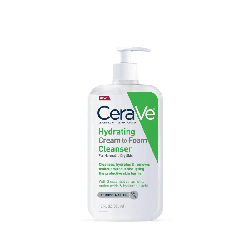 CeraVe Hydrating Cream-to-Foam Cleanser 355ML