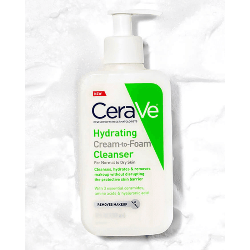 CeraVe Hydrating Cream-to-Foam Cleanser 355ML