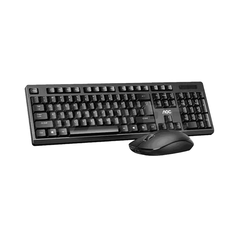 باكيج كيبورد و ماوس سلكي من AOC موديل MK210
