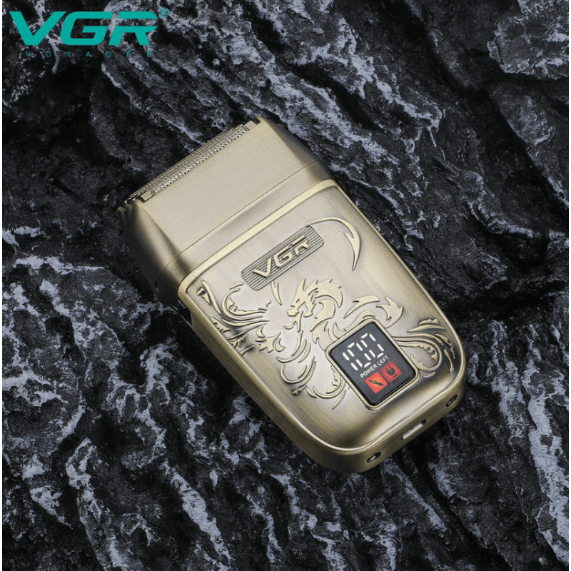 ماكينة حلاقة VGR V-349 الذهبية للرجال