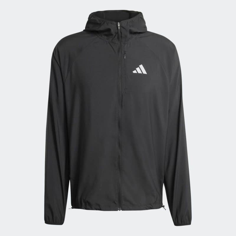 adidas Men's adi365 Running Essentials Jacket- Black