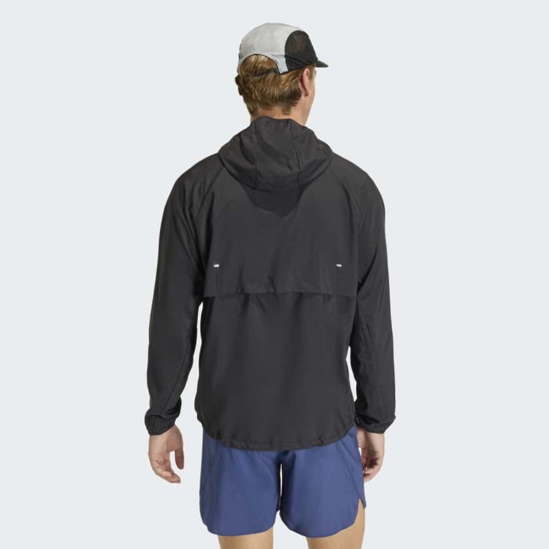 adidas Men's adi365 Running Essentials Jacket- Black