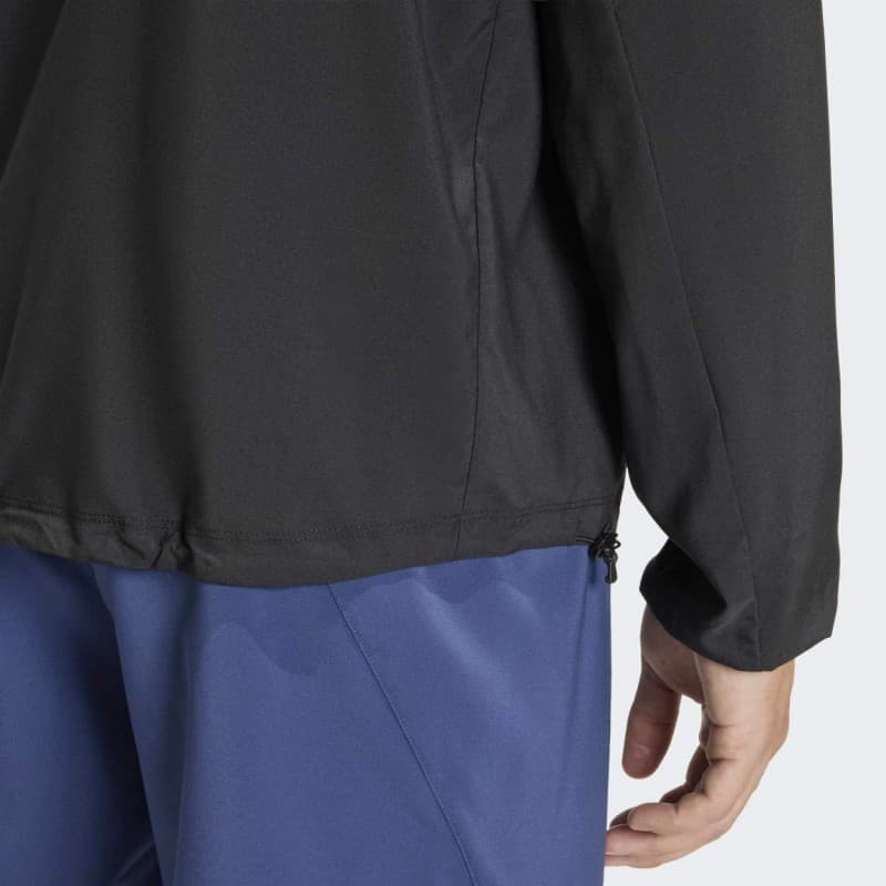 adidas Men's adi365 Running Essentials Jacket- Black