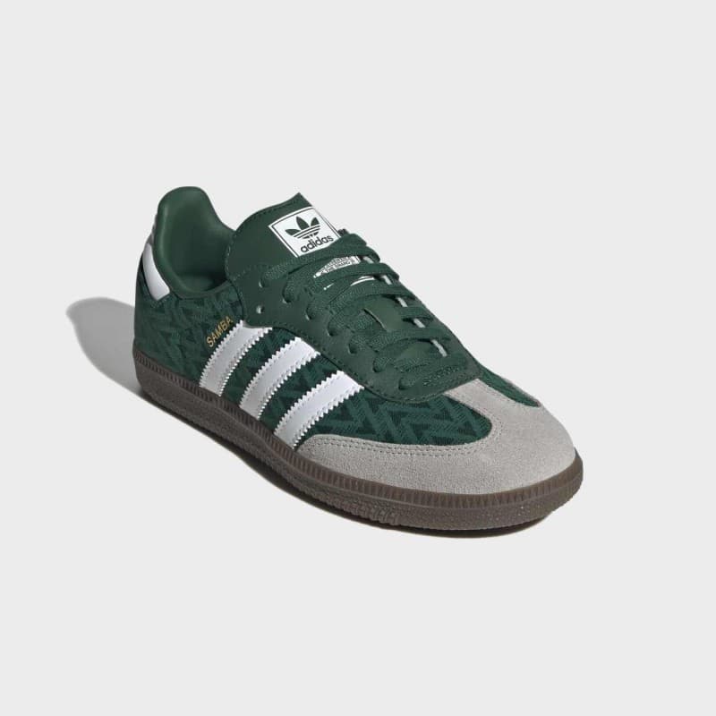 adidas Womens' Samba OG Shoes-Green
