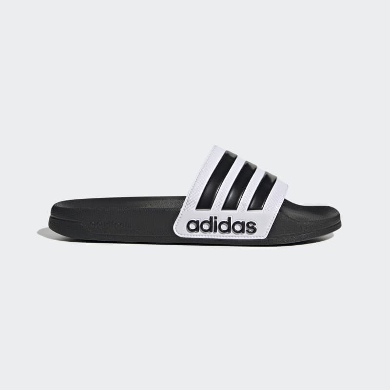 adidas Men's Adilette Shower Slides - White