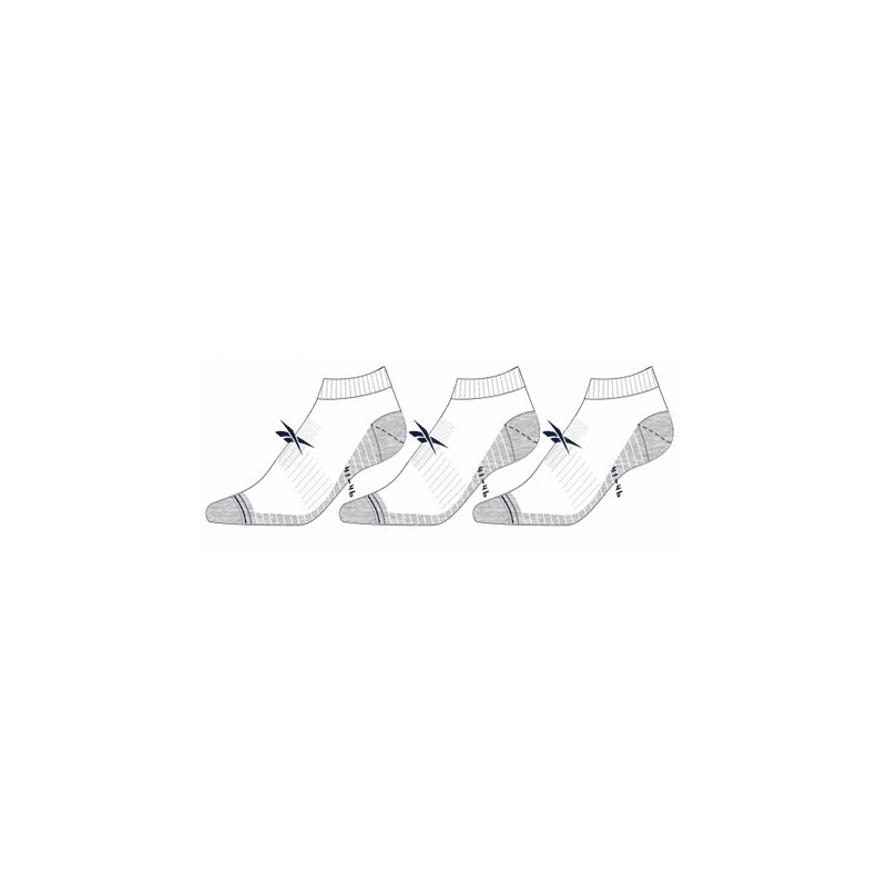 Reebok Mens' Active Core Low-Cut 41-46 Socks (3 Pairs)