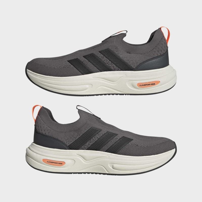 adidas Men's CLOUDFOAM CUXXION SOCK SHOES - Brown