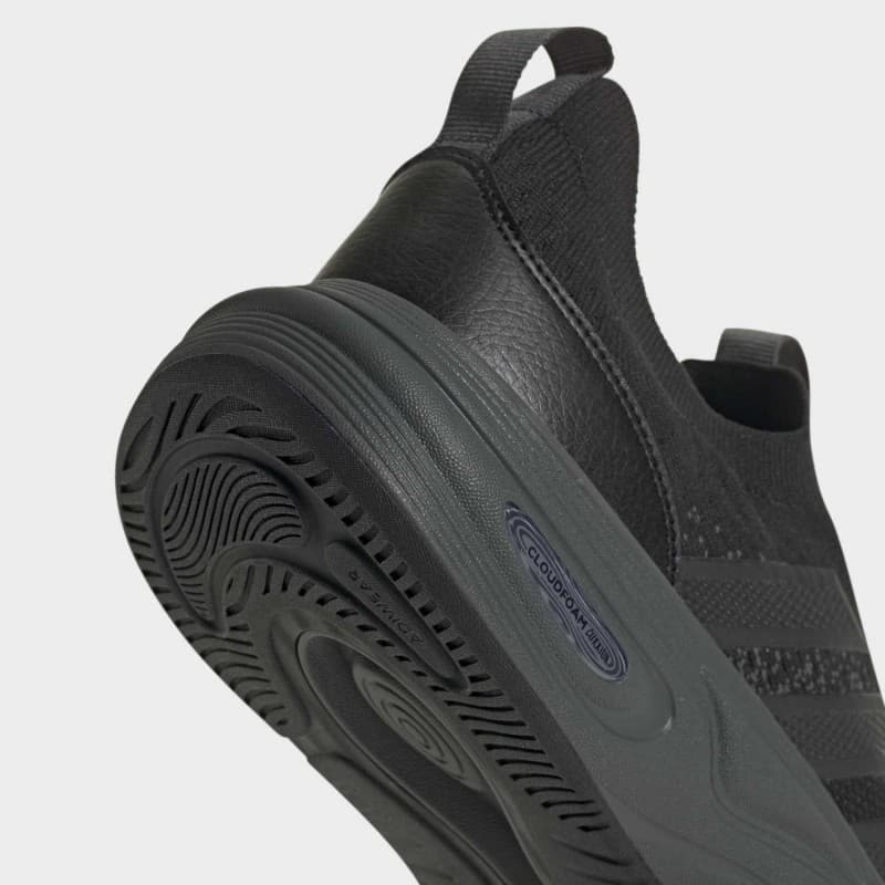 adidas Men's CLOUDFOAM CUXXION SOCK SHOES - Black