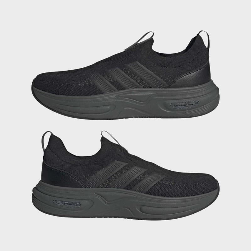 adidas Men's CLOUDFOAM CUXXION SOCK SHOES - Black