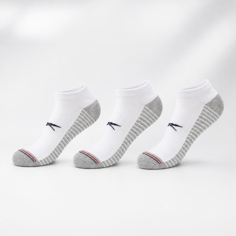 Reebok Mens' Active Core Low-Cut 41-46 Socks (3 Pairs)