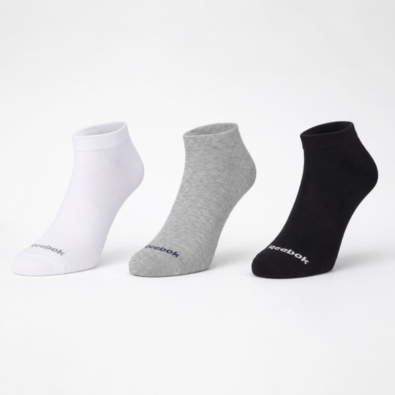 Reebok Mens' Active Core Low-Cut 41-46 Socks (3 Pairs)