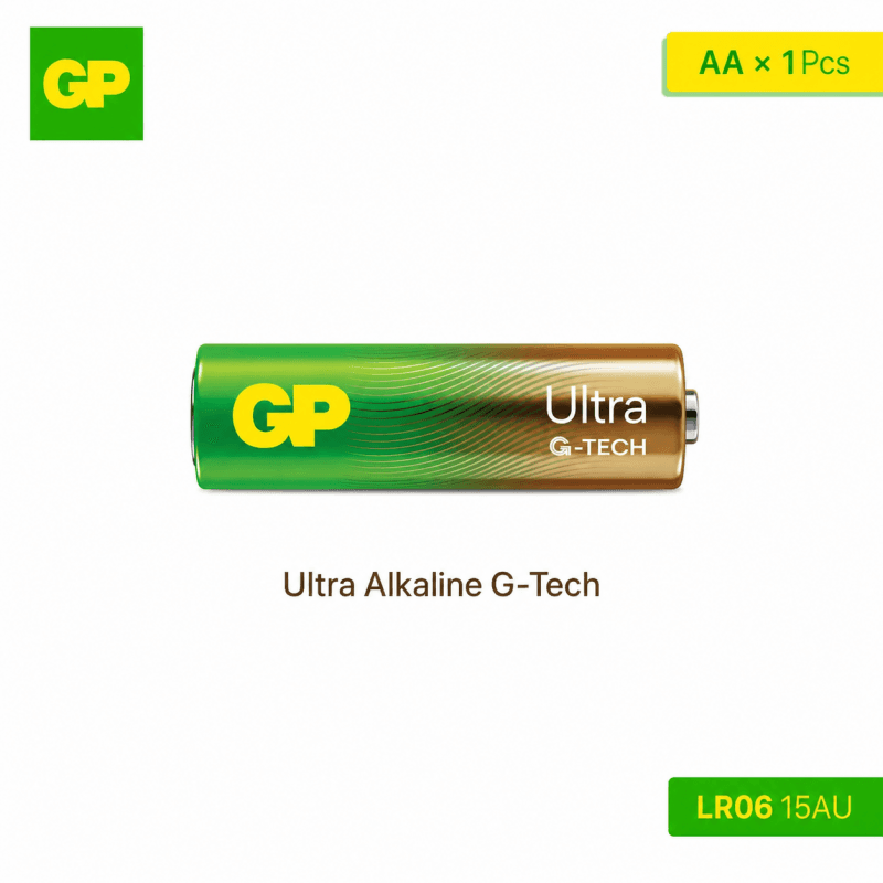 بطارية GP LR06 AA (عدد 1) فائقة القلوية من G-Tech