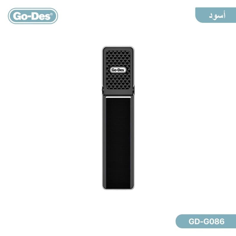 رنج وحمالة هاتف GO-DES GD-G086 المغناطيسية- لون أسود